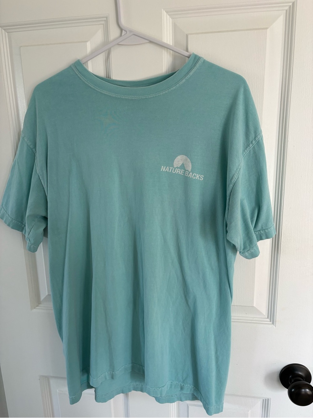 Nature Backs Comfort Colors Seafoam Green Short Sleeve Tee